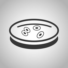 Blood corpuscles icon