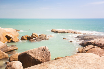 A view of tropical sea landscape