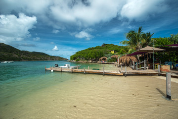Pinel island, Caribbean sea