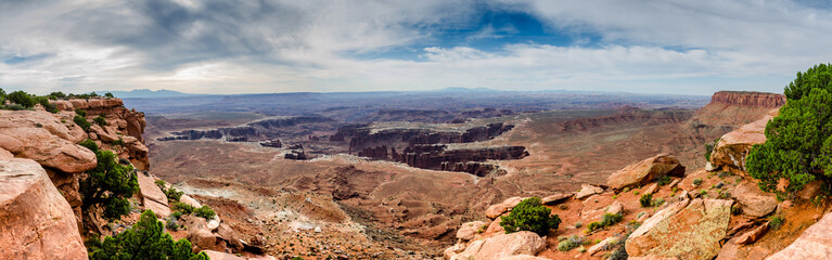 Deep Canyon Panorama in Islands in the Sky