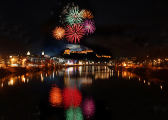 Silvesterfeuerwerk in Kufstein/Tirol