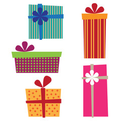 Set regalos en vector
