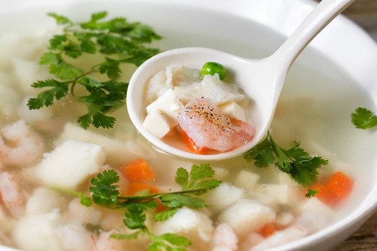 Chinese Fish Soup Ready To Eat