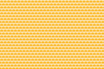 abstract orange yellow honeycomb pattern background