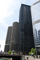 Tall Skyscraper in City