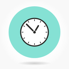 Clock - vector icon.