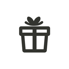 Gift Box - vector icon.
