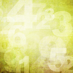 Obraz premium retro style numbers