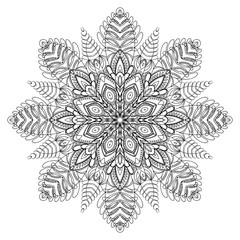 Abstract circle ornament