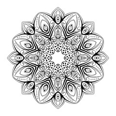 Abstract circle ornament