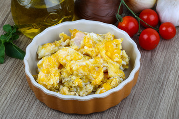 Scrambled eggs