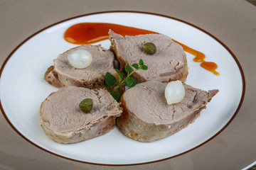 Baked pork