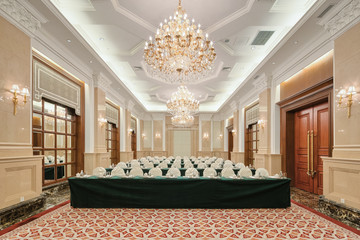 interior of luxury meeting room