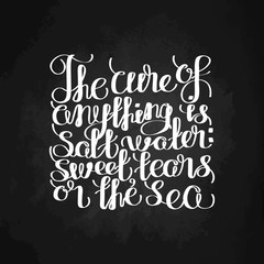 Graphic ocean quote