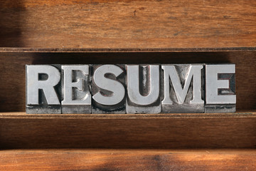 resume tray