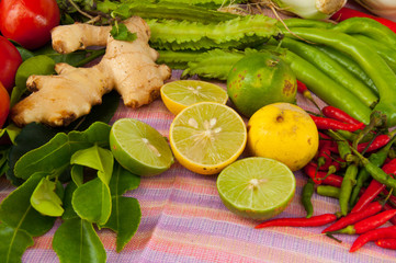 Thai herb and Thai vegetable