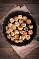 Garlic mushrooms
