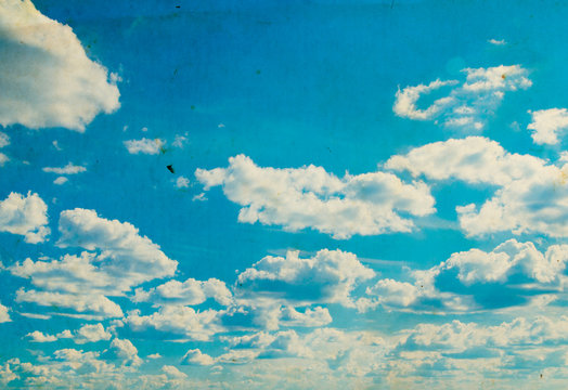 Blue sky background © ZaZa studio