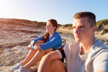 Fototapeta premium Morning run