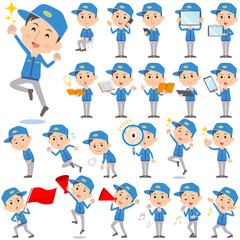 Delivery men 2／同じシリーズはtoyotoyoポートフォリオ内から「親しみ　デフォルメ」と検索してください