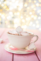 Heisse Schokolade mit Marshmallows
