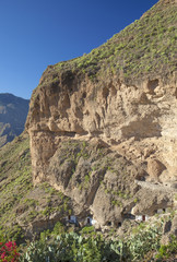 Inland Gran Canaria, cave village Acusa Seca