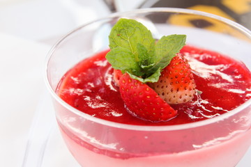 Panna Cotta Strawberry
