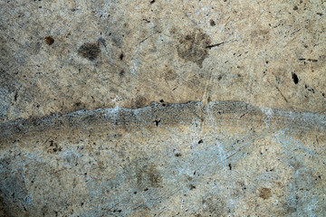 The concrete surface