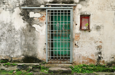 Fototapeta na wymiar Penang Heritage Door
