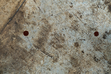 The concrete surface