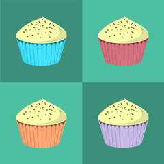 4 cupcake