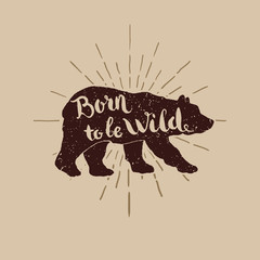 birn wild illustration for t-short