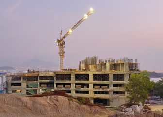 construction site for new condominiums 