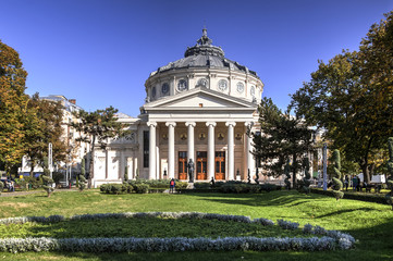 Obraz premium Bucharest, Romanian Athenaeum