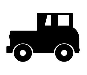 Coche retro vintage Icono