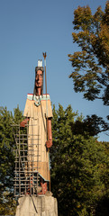 wooden native american