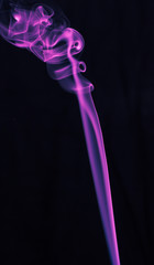 fumée colorée