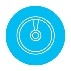 Disc line icon.