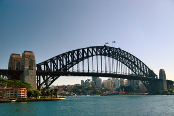 Fototapeta na wymiar Sydney Harbour bridge