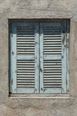 Shutters closed