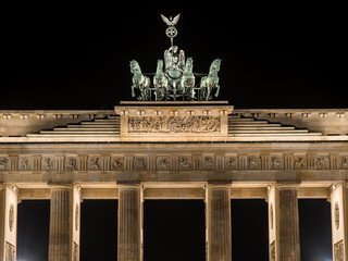 Brandburger Tor at night