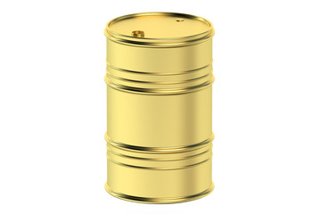 golden oil barrel