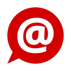 Bubble speech e mail symbol