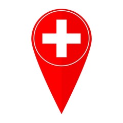 Obraz premium Map pointer plus