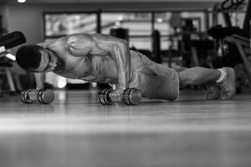 Pushups With Dumbbels