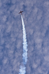 Single Jet Flying in the sky