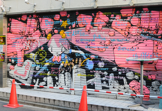 Graffiti in Akihabara