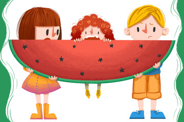 Illustration for Children: Sometime it is not so Easy to be Parents. Be more Understanding about Your Parents. Realistic Fantastic Cartoon Style Artwork Scene, Wallpaper, Story Background, Card Design
