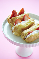 Cream eclairs