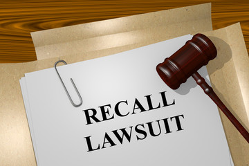Recall Lawsuit concept
